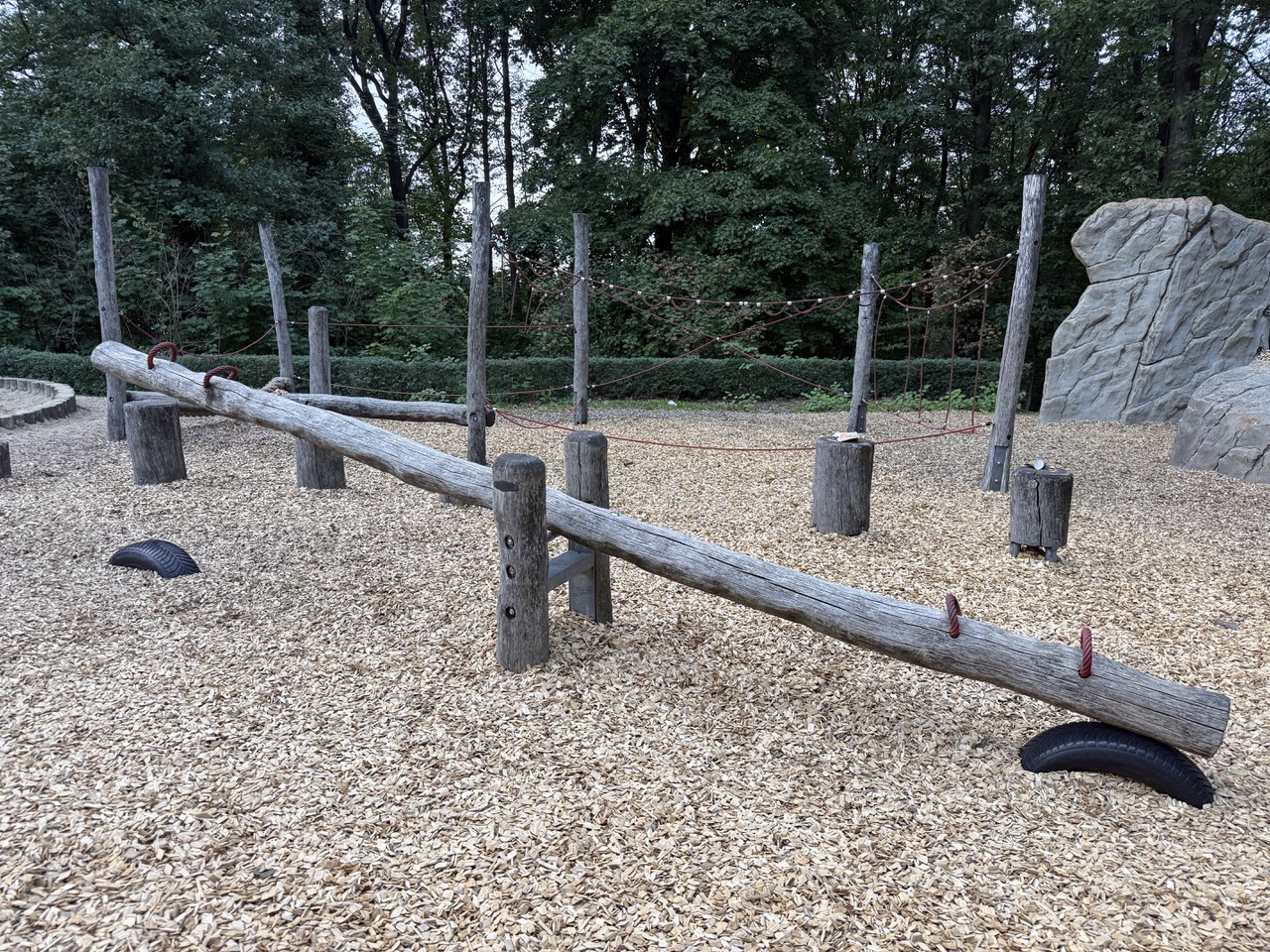 Wippe auf dem Spielplatz